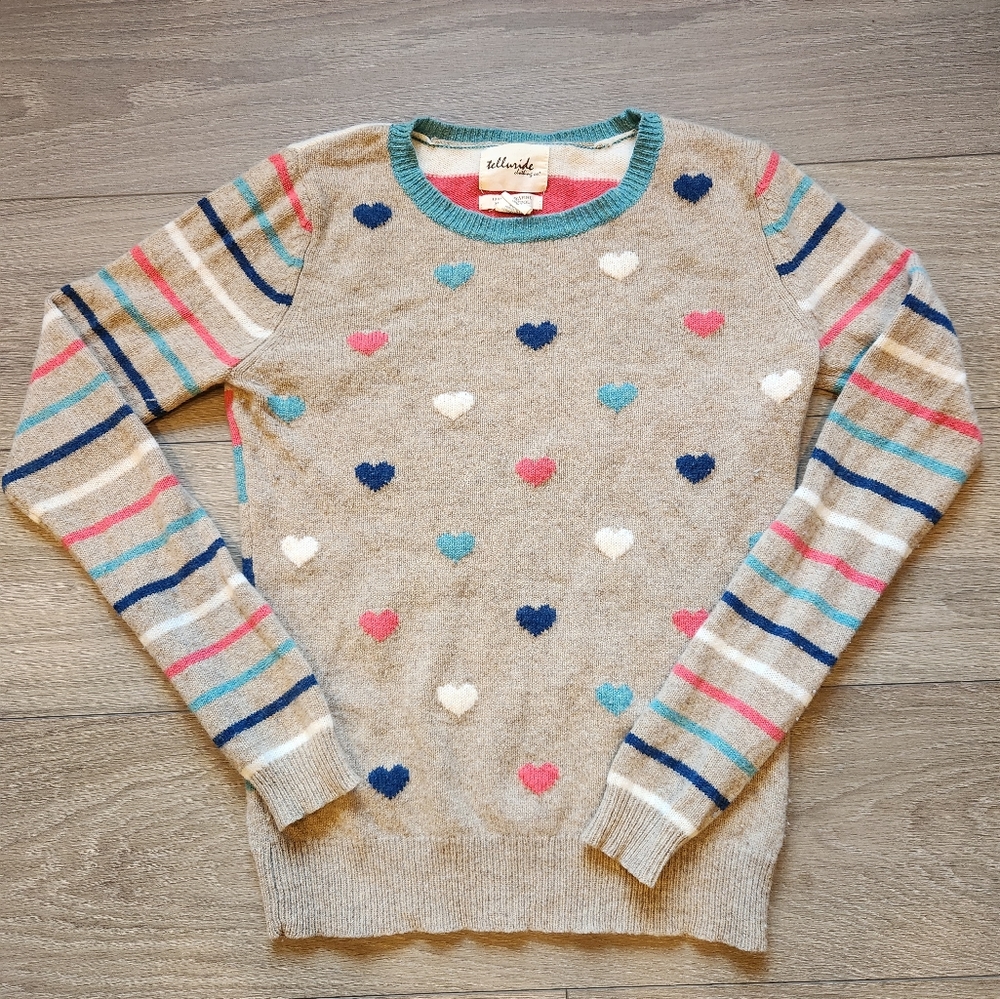 Telluride clothing Co.merino.sweater sz S